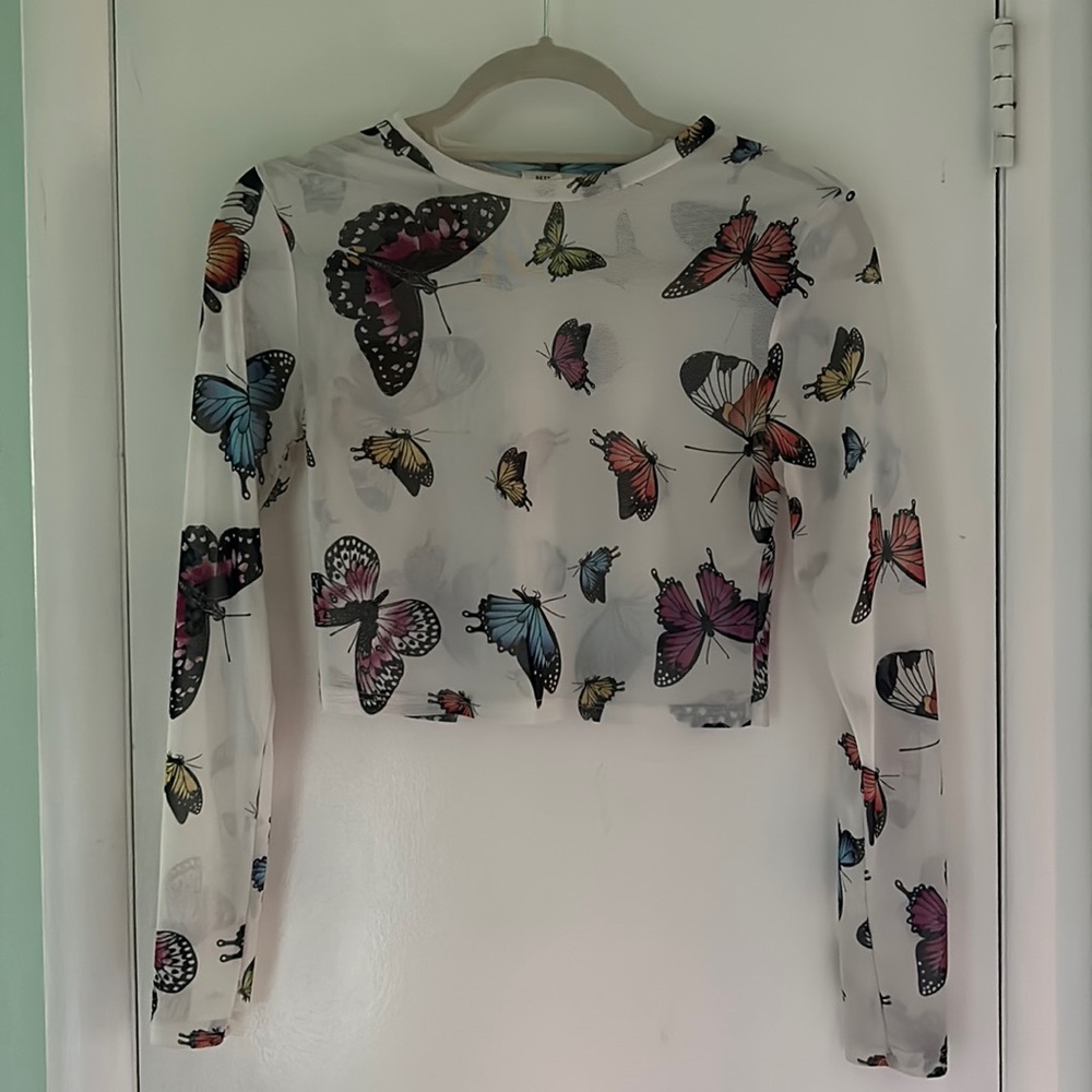 Butterfly Crop Top